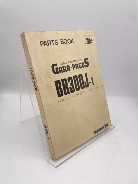 Komatsu / Gara Pagos / BR300J-1 / Lista de Repuestos / Piezas Libro / Inglés