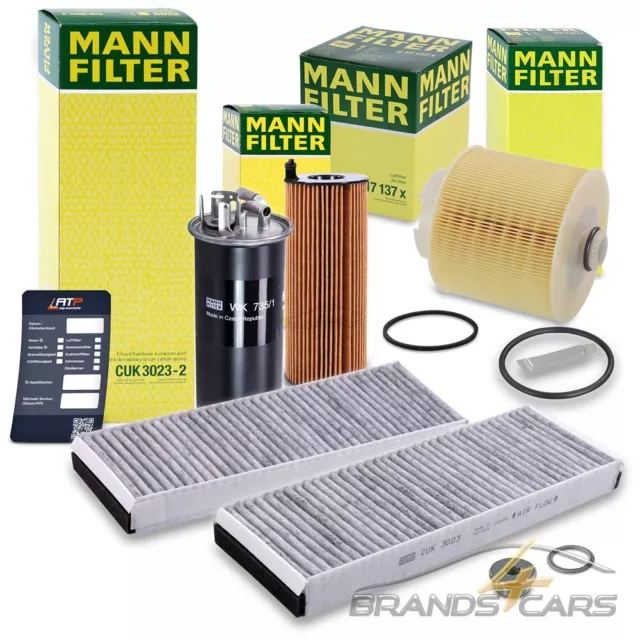 Mann-Filter Inspektionspaket Filtersatz B Für Audi A6 4F C6 3.0 Tdi 04-06