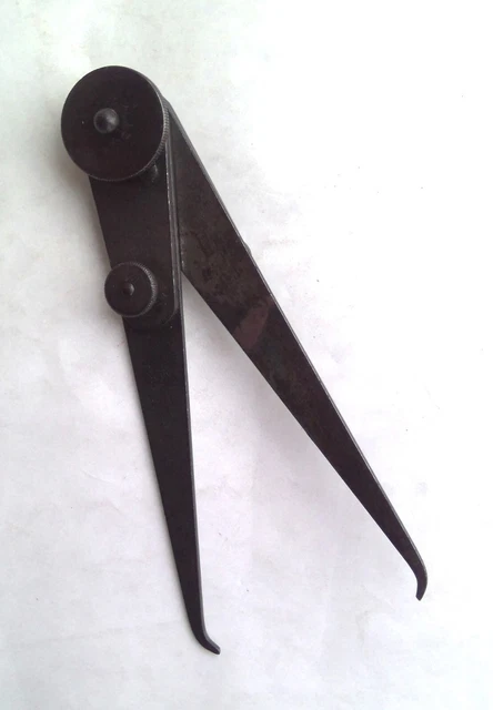 RARE ANCIEN COMPAS D'EPAISSEUR REGLAGE FIN 57.1 gr 11.4 cm EUR 20,00 ...