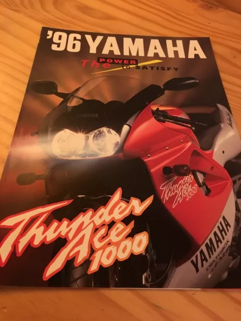 Yamaha YZF 1000 Thunderace prospectus moto brochure prospekt dépliant français