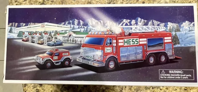 Mint Condition Hess 2005 Emergency Truck With Rescue Vehicle New In Box