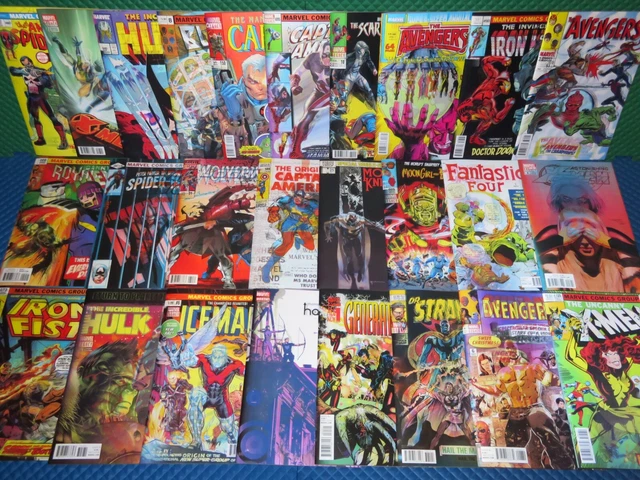 Marvel Lenticular Variant Lot of 26 All Unread Very High Grade (Group 1A)