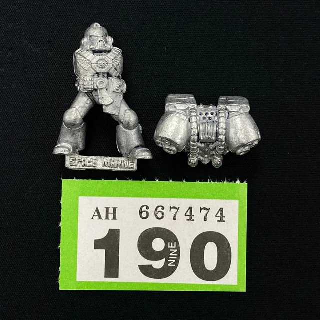 Warhammer 40k Bitz: Space Marines - Assault Intercessors - Head E - M - Foto 2