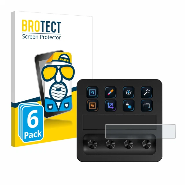 6x Antiriflesso Pellicola Protettiva Opaca per Elgato Stream Deck + Protezione