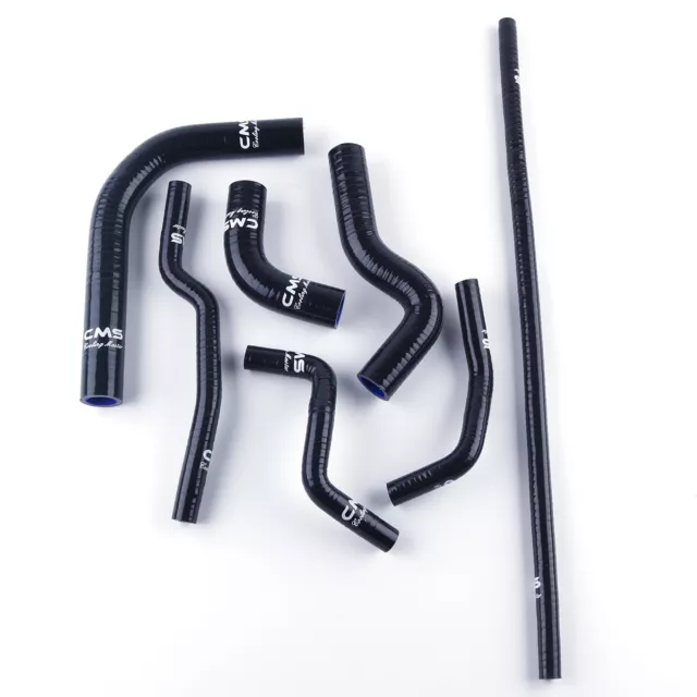 Silicone Radiator Coolant Heater Hose Kit For 1986-1995 Suzuki Samurai 1.3 Black
