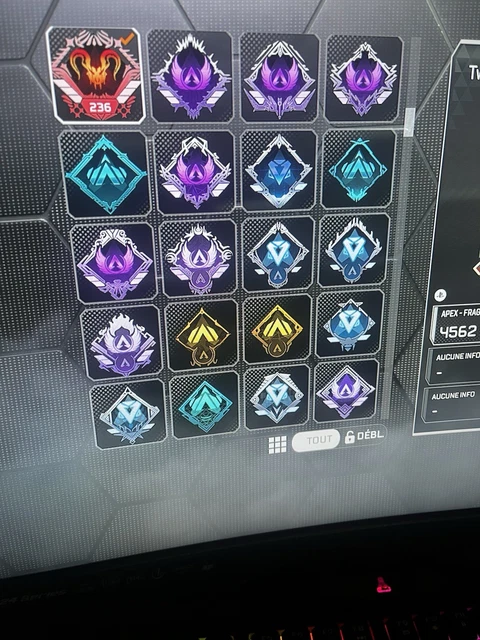 Compte Apex Legends PS4 Avec 4 Heirlooms, Skins Rares Saison 3 à 10 - Compte Neuf
