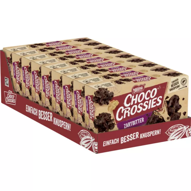 Multipack: 9x Choco Crossies Zartbitter 150g