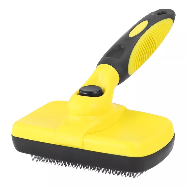 Self Cleaning Slicker Brush Dog Grooming Shedding Tool Pet Hair Grooming Remover 9