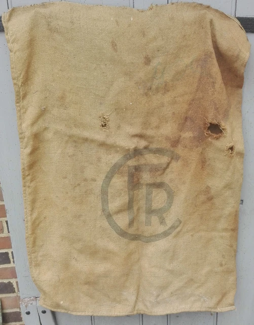 Ancien Sac Toile De Jute Thomas - N°8 - Made In France, Vintage, état Correct