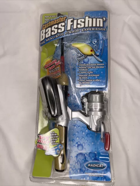 RADICA 2003 CASTMASTER Bass Fishin' Electronic Handheld Fishing Game Brand  New $51.90 - PicClick