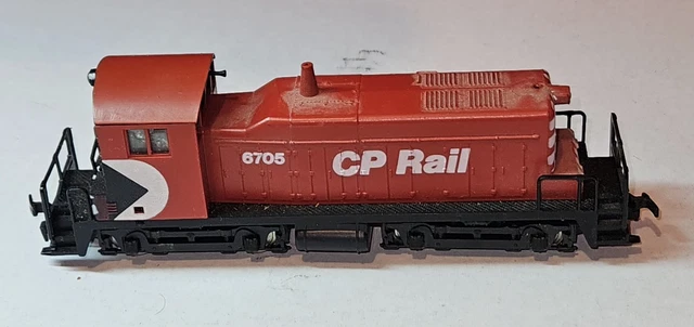 AHM CANADIAN PACIFIC Switcher 6705 Diesel Locomotive RSO HO SCALE $55. ...