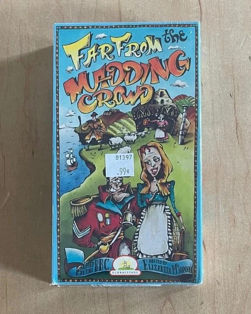 FAR FROM THE Madding Crowd (VHS, 1997, 2 - Tape Set) New! EUR 9,21