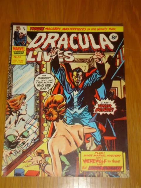 Dracula Lives #51 1975 October 11 British Horror Comic