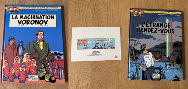 BLAKE ET MORTIMER lot 2 x T 14 et 15 benoit van hamme juillard sente EO +XL NEUF