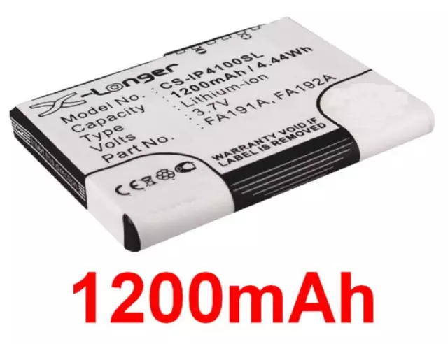 Batterie 1200mAh type 35H00026-00 B-8645 FA191A Pour HP iPAQ 4150