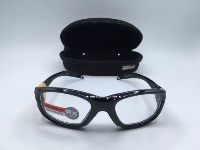 Rec Specs MX-20 Unisex Black Frame Demo Lens Square Sport Eyewear 51MM(No Strap)