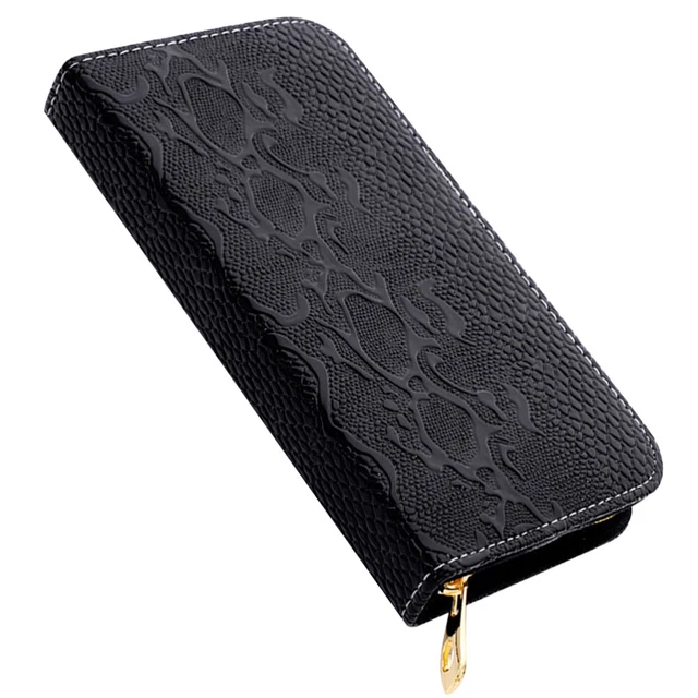 Portaforbici pettine per parrucchiere organizer supporto per capelli custodia in pelle