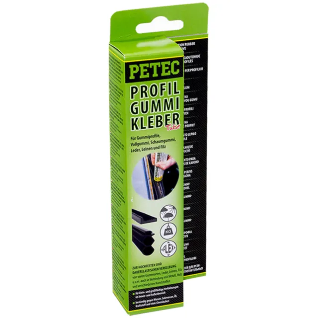 PETEC PROFILGUMMIKLEBER TUBE 93870 Contact Adhésif 70 ML 93870 EUR