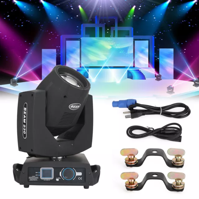 230W 7R Zoom Moving Head Beam Sharpy Light 8 Prism Strobe DMX 16Ch Party New S7 2