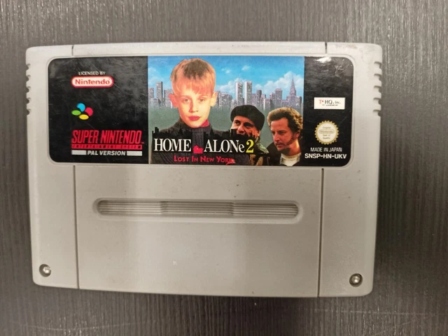 HOME ALONE 2 lost in New york UKV Super Nintendo snes loose cartouche ...