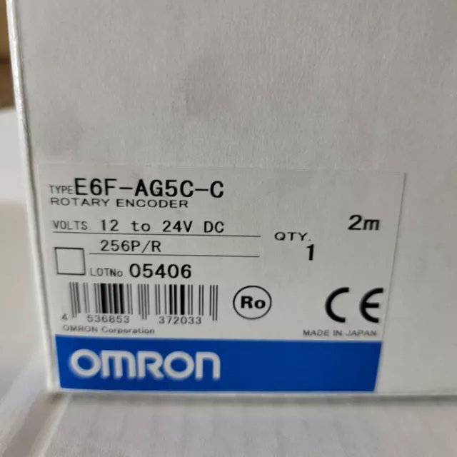Omron E6F-AG5C-C 2m 256P/R Rotary Encoder New One Expedited Shipping E6FAG5CC