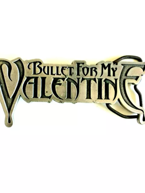 Bullet For My Valentine Belt Buckle Pewter 4" X 2" New No Tags