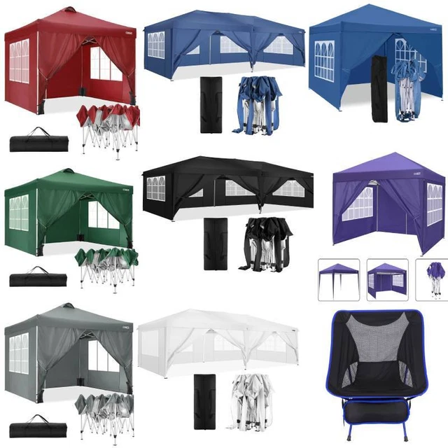 Pavillon 3x3-3x6m Hochzeit Partyzelte Festzelt Partyzelt WASSERDICHT Strandstuhl