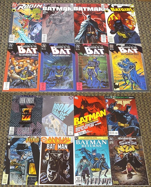 Dc Comics Batman #1 Issue Vf Lot Annual Movie Europa Shadow Of The Bat Robin