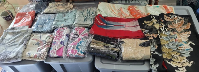 Kimono Lot haori tomesode lot kimono remake fabric wedding cosplay craft 