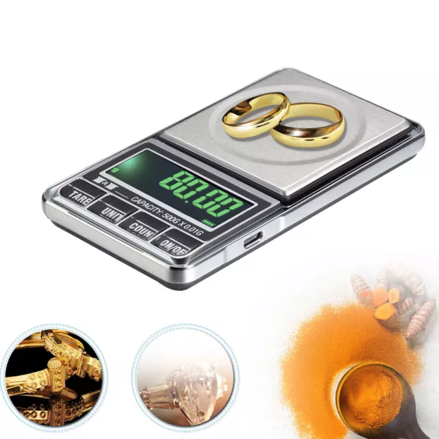 Small Digital Electronic LCD Pocket Gram Scales for weight Gold Jewellery Herbs