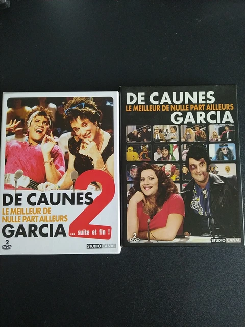 Lot  2 DVD humour De Caunes Garcia Nulle part ailleurs le meilleur 1 et 2