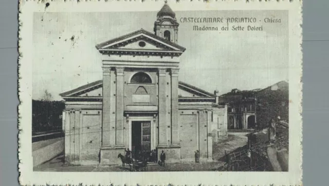 Pescara Castellammare Adriatico Chiesa Madonna dei Sette D. F. piccolo  spedita