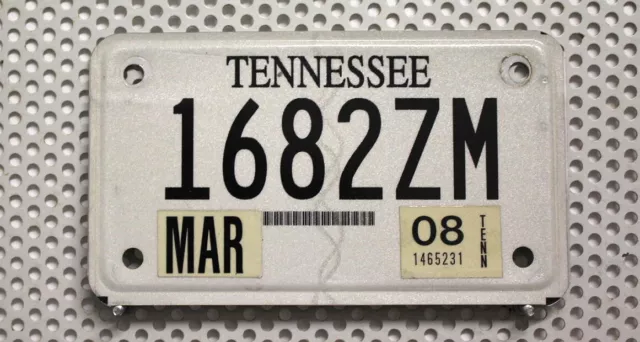 usa TENNESSEE Motorrad-Nummernschild / Kennzeichen Motorcycle License Plate 2 ZM