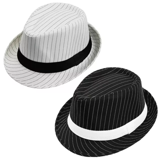 Cappello Trilby Gangster Adulto Gangster Costume Accessorio Mafioso