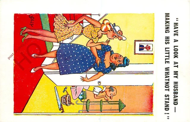 Picture Postcard>>Making His Whatnot Stand [Constance M2137]