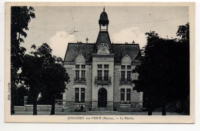 JONCHERY SUR VESLE - Marne - CPA 51 - la place de la Mairie