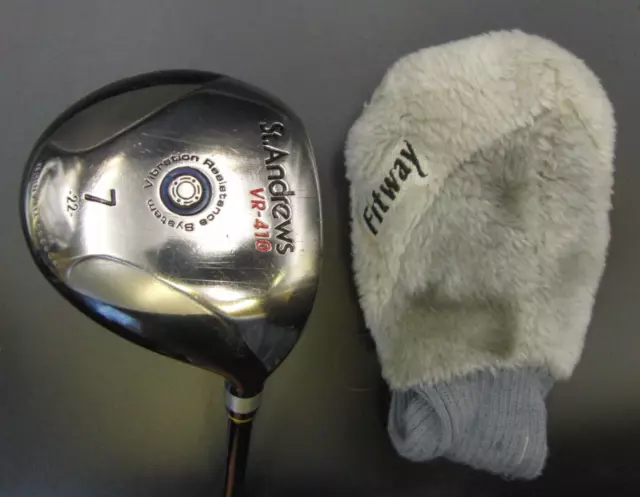 St. Andrews VR-410 7 22º Wood Regular Graphite Shaft Iomic Grip With Head Cover St. Andrews VR-410 7 22º Wood Regular Graphite Shaft Iomic Grip With Head Cover