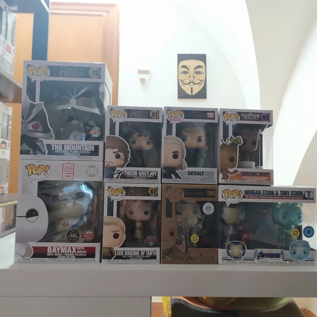 Lotto 8 Funko Pop Come Nuovi Chase Trono Di Spade Signore Degli Anelli Avengers