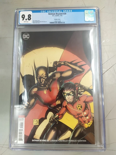 Batman Beyond #20 Variant Cover D.c. Comics 7-2018 Cgc Graded 9.8