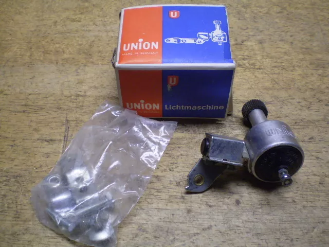 NOS Schwinn Union Bicycle Light Generator Raleigh Phillips Higgins Monark &