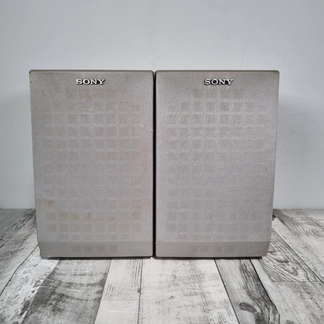 PAIR OF SONY SSCEP303 Bookshelf Speakers 4 ohms tested & Working £15.