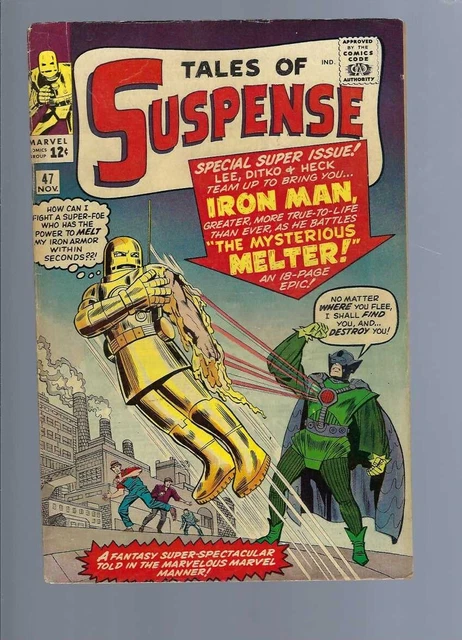 Tales Of Suspense 47 - 1St Melter     -   Iron Man -  Silver Age Marvel