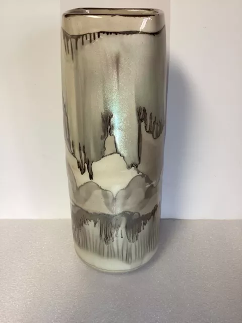 Gorgeous Bruce Fairman Vase Platinum, Titanium & Gold Unique Desert 1 Of A Kind 2