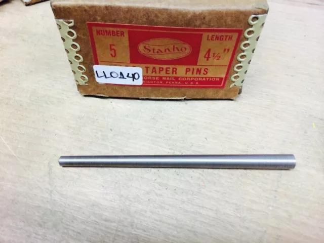 TAPER PIN #5 x 4-1/2 STANHO 3 PCS (LL0140-1)