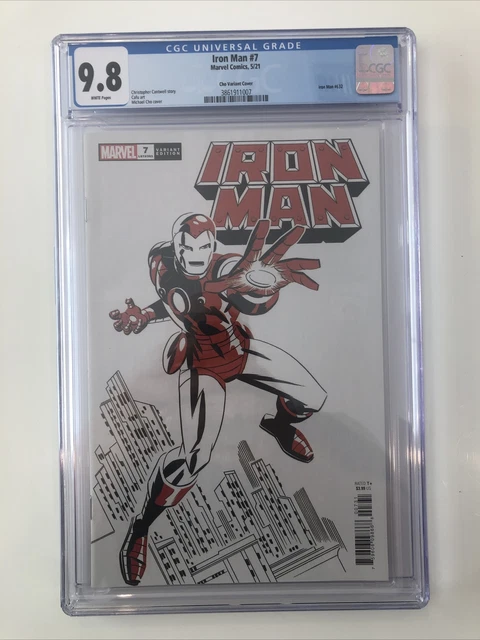 Iron Man #7 CGC 9.8 - Michael Cho variant cover