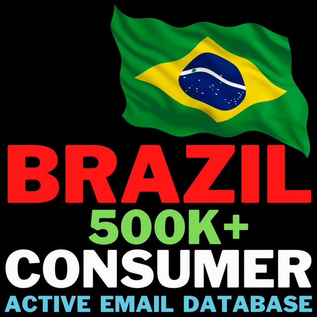 Brazil Consumer Email Only Database B2B, B2C Active Email List - Fast Delivery