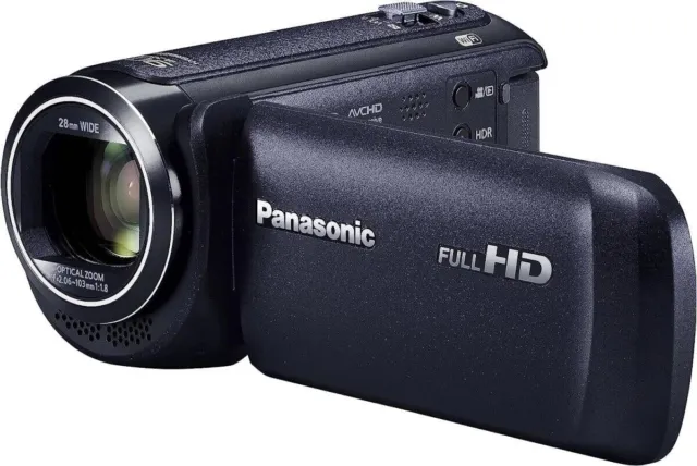 PANASONIC HD CAMCORDER HC-V360M-K 16GB 90x zoom In Box Japan