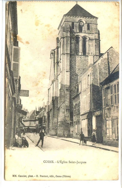 CP 58 Nièvre - Cosne - L'Eglise Saint-Jacques