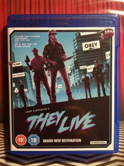 THEY LIVE (Blu-ray, 2-Disc) REMASTERED. John Carpenter