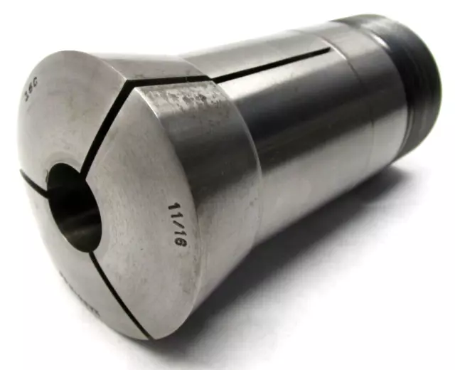 HARDINGE 11/16" ROUND 16C COLLET w/ INTERNAL THREADS